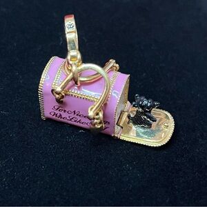 Juicy Couture Pink Dog Carrier Charm